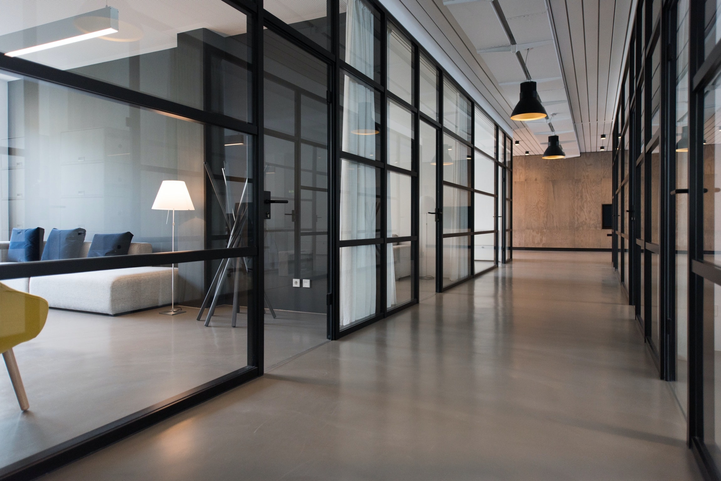 Steel & Glass Commercial Office Doors and Partitions